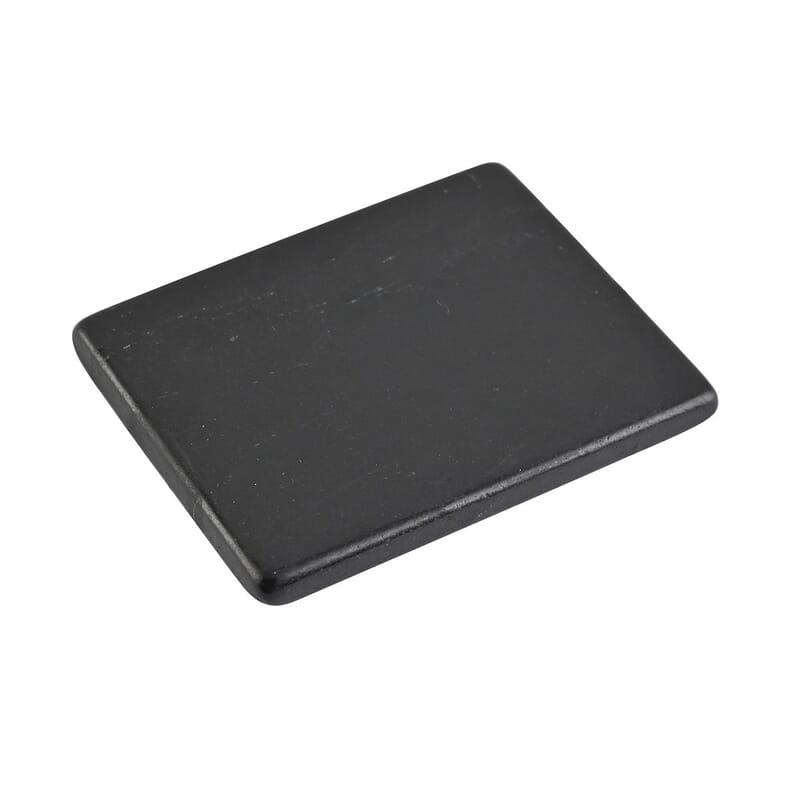Shungite Plain Rectangle Cellphone Large Tile 1.5x1 Approx. 45ctw