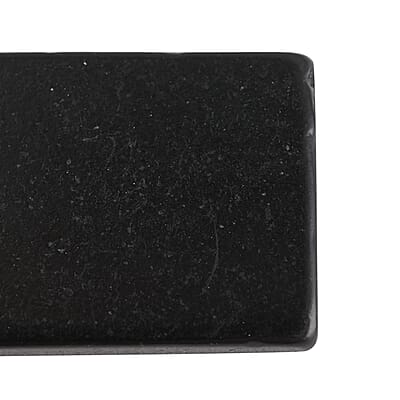 Shungite Plain Rectangle Cellphone Mini Tile 0.5x1 Approx. 15ctw