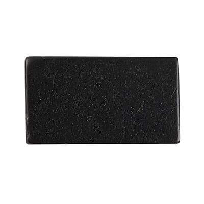 Shungite Plain Rectangle Cellphone Mini Tile 0.5x1 Approx. 15ctw