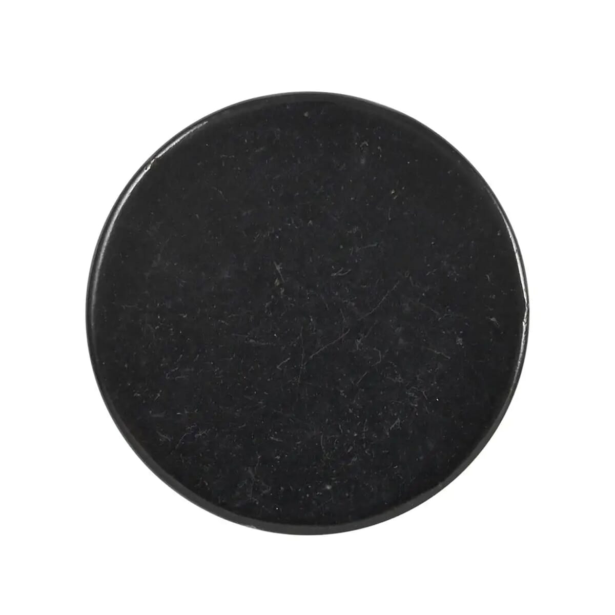 Shungite Plain Round Cellphone Mini Tile 1 Approx. 25ctw image number 0