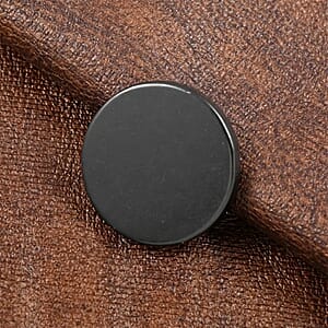 Shungite Plain Round Cellphone Mini Tile 1 Approx. 25ctw