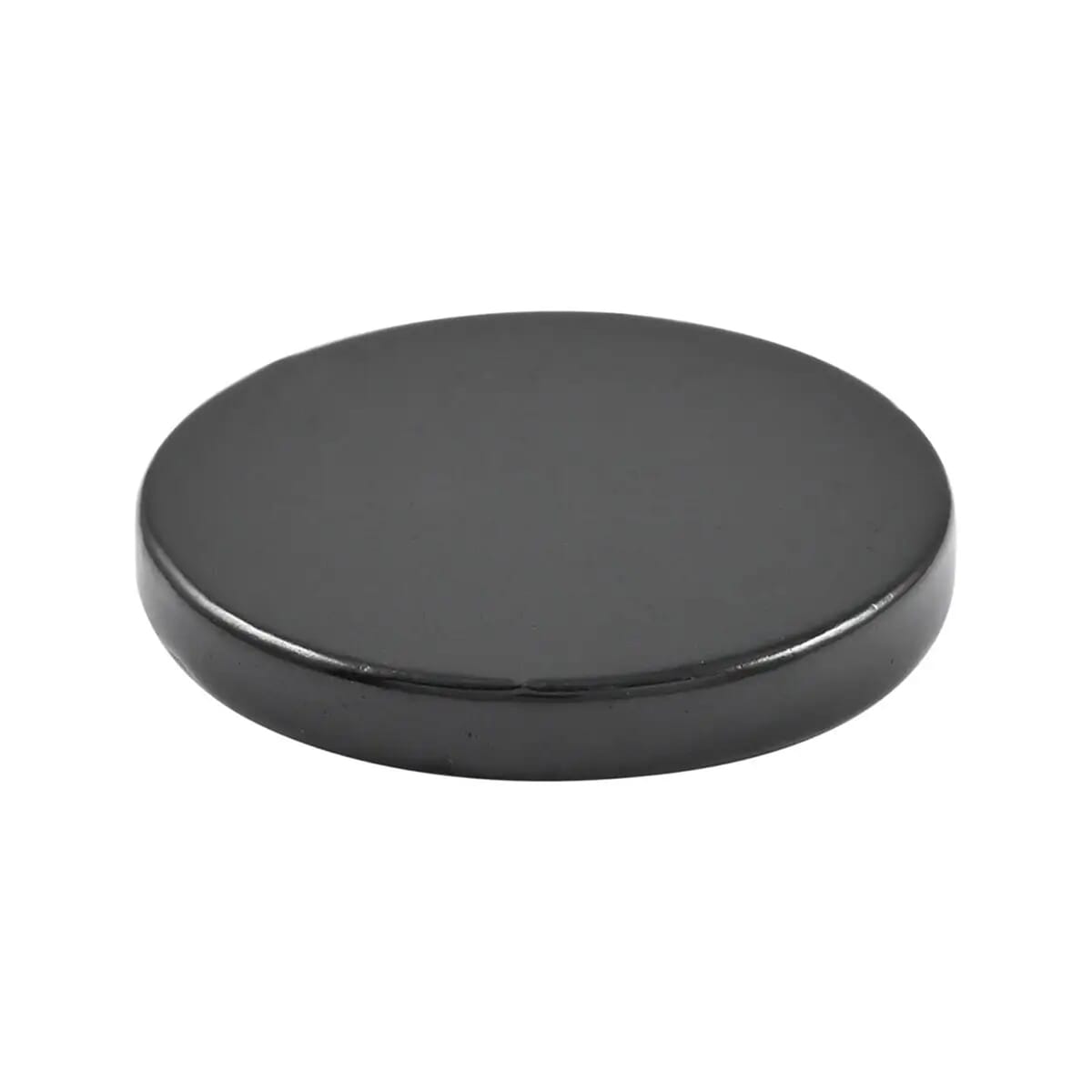 Shungite Plain Round Cellphone Mini Tile 1 Approx. 25ctw image number 6