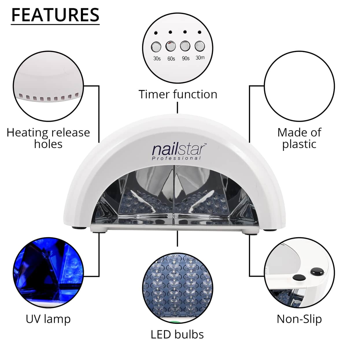 NailStar Professional LED Nail Lamp image number 2