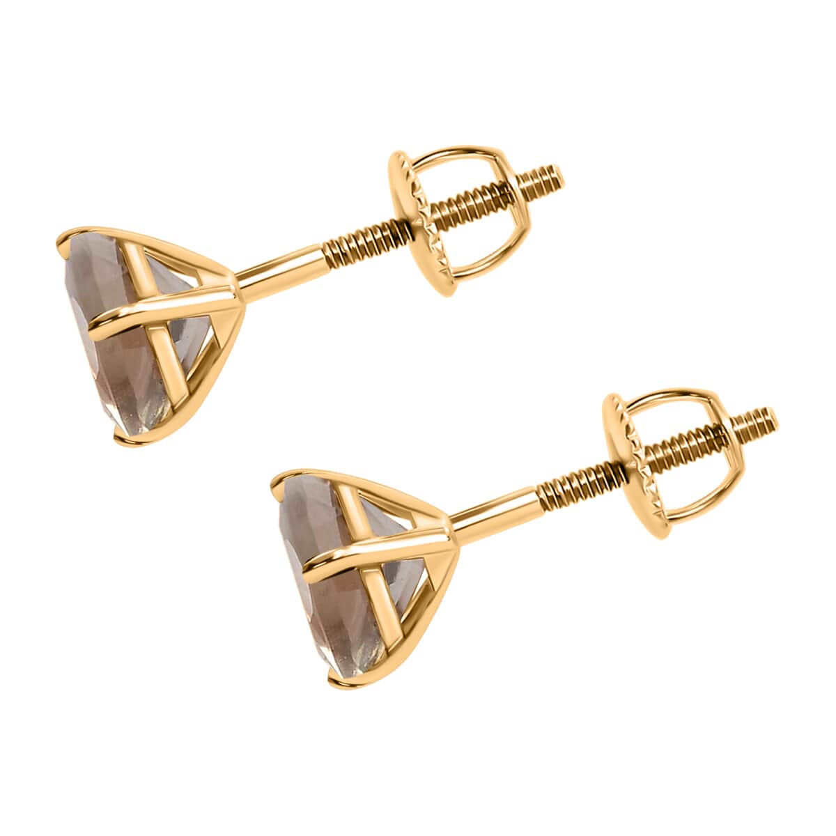 Iliana AAA Turkizite 2.00 ctw Earrings in 18K Yellow Gold, Gold Solitaire Studs, Gold Jewelry Gifts image number 5