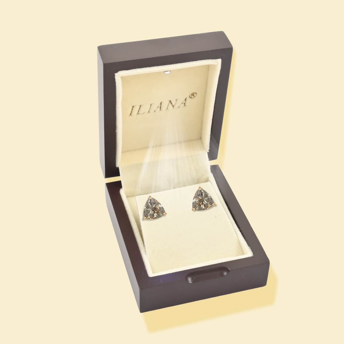 Iliana AAA Turkizite Earrings in 18K Yellow Gold, Gold Solitaire Studs, Gold Jewelry Gifts 2.00 ctw image number 7