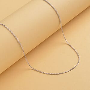 950 Platinum Twisted Rope Chain Necklace (18 Inches) (2.97 Grams)