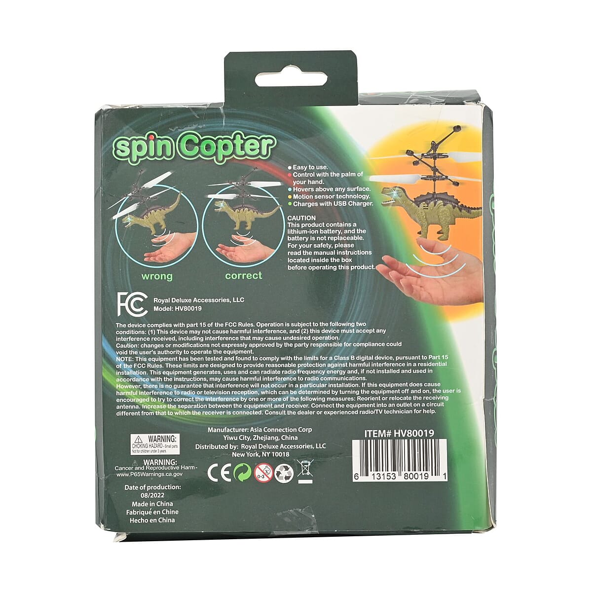 Dino Motion Control Drone with Rechargeable Battery- Yellow image number 6