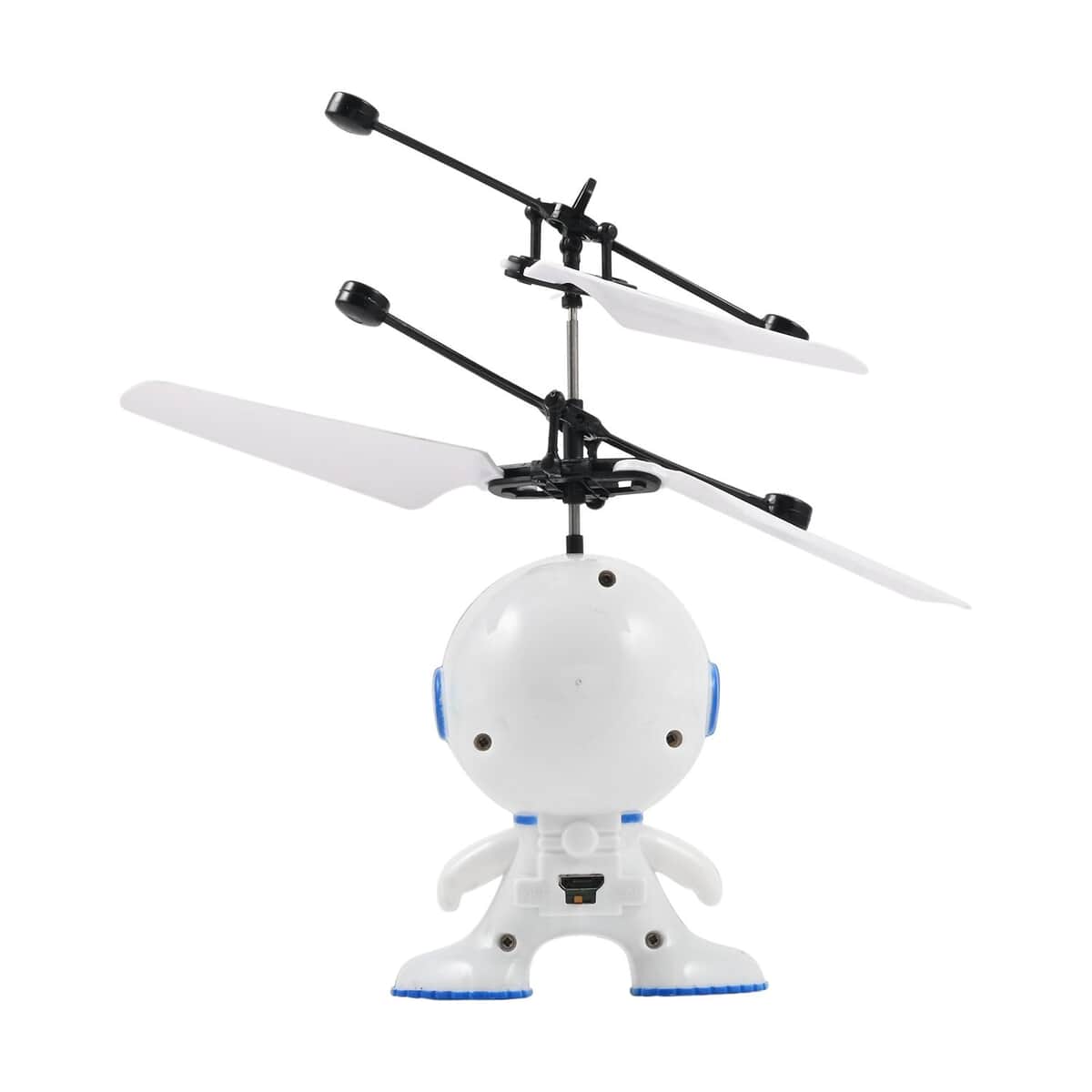Robot Themed Motion Control Drone with Rechargeable Battery -Blue/White image number 4