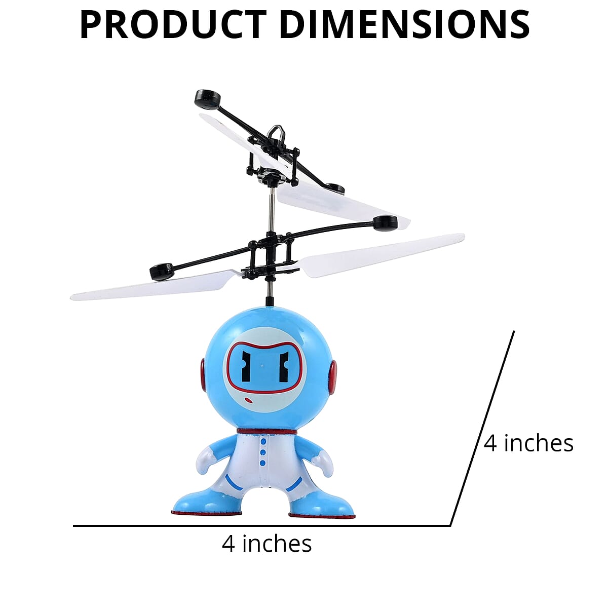 Robot Motion Control Drone with Rechargeable Battery- Light Blue image number 3