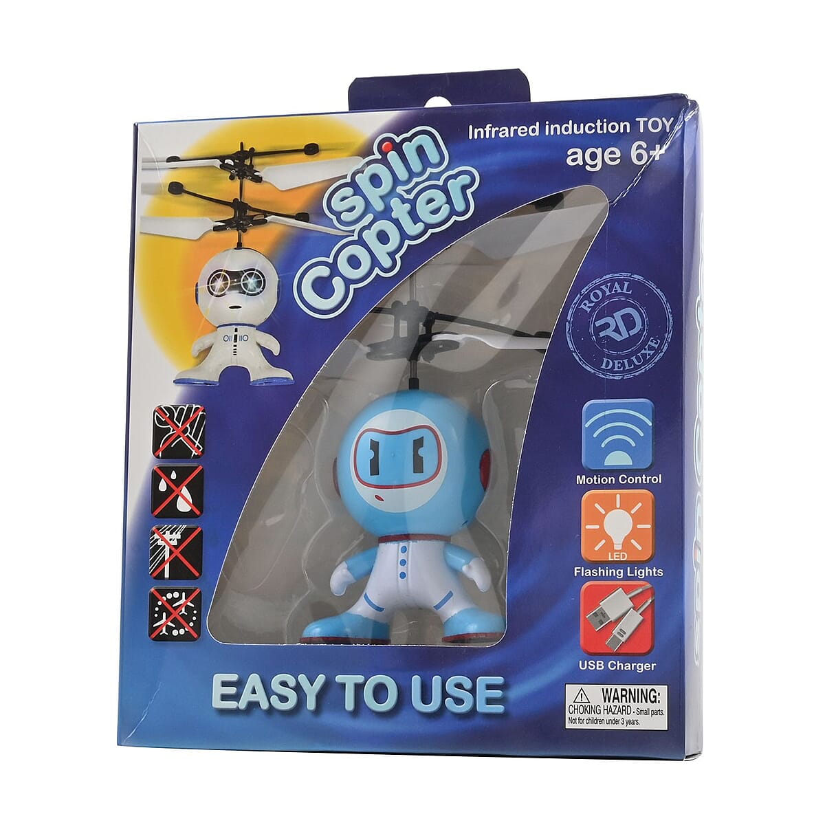 Robot Motion Control Drone with Rechargeable Battery- Light Blue image number 5
