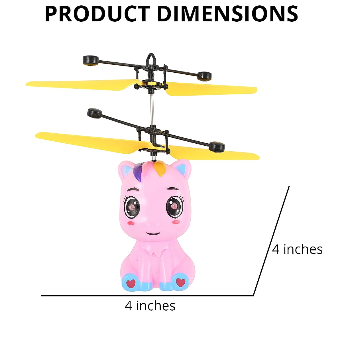 Closeout Unicorn Motion Control Drone with Rechargeable Battery- Pink image number 3