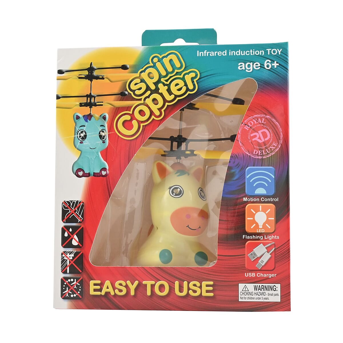 Closeout Horse Motion Control Drone with Rechargeable Battery- Yellow  image number 5