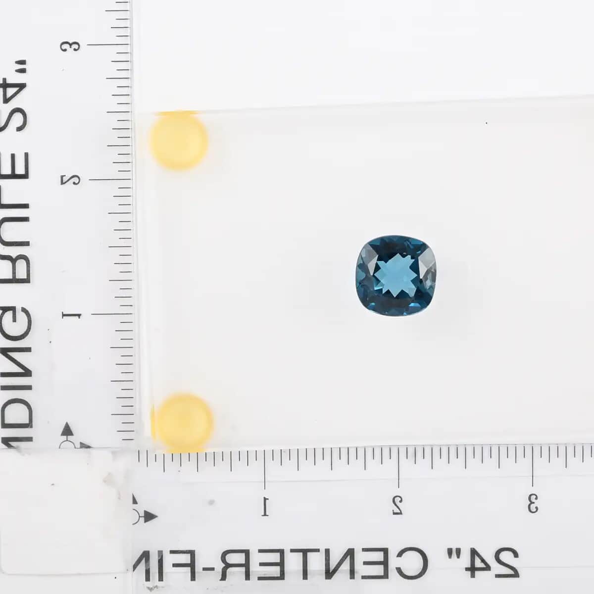 AAAA London Blue Topaz (Cush 15x15 mm) 16.00 ctw image number 5