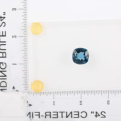AAAA London Blue Topaz (Cush 15x15 mm) 16.00 ctw