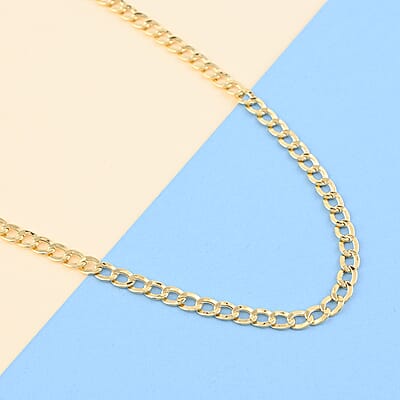 New York Closeout 14K Yellow Gold 2mm Cuban Chain Necklace 22 Inches 1.90 Grams