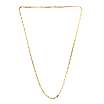 California Closeout Deal 10K Yellow Gold 3.5mm Miami Cuban Chain Necklace 20 Inches 4.20 Grams (Delivered in 7-10 Business Days)