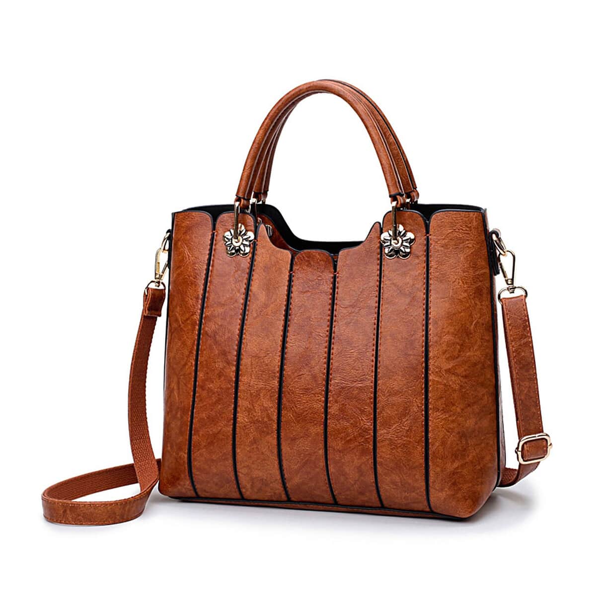 Rofozzi- Brown Lane Vegan Leather Handbag (Eco-friendly) , Women's Handbag , Vegan Leather Bag for Women , Ladies Purse image number 0