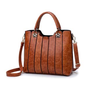 Rofozzi- Brown Lane Vegan Leather Handbag (Eco-friendly) , Women's Handbag , Vegan Leather Bag for Women , Ladies Purse