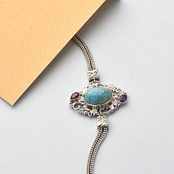 Blue Mojave Turquoise / 7.25 / 950 Copper - Product card gallery slide 2 (10176881623353)