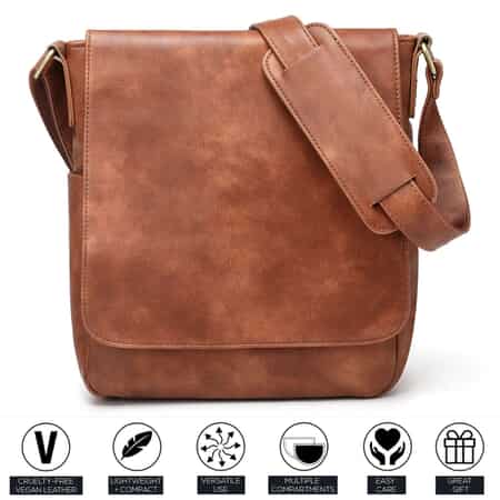 Buy Rofozzi- Brown Doctor Vegan Leather Handbag (Eco-friendly), Vegan  leather Designer Bag for Women, Women's Handbag