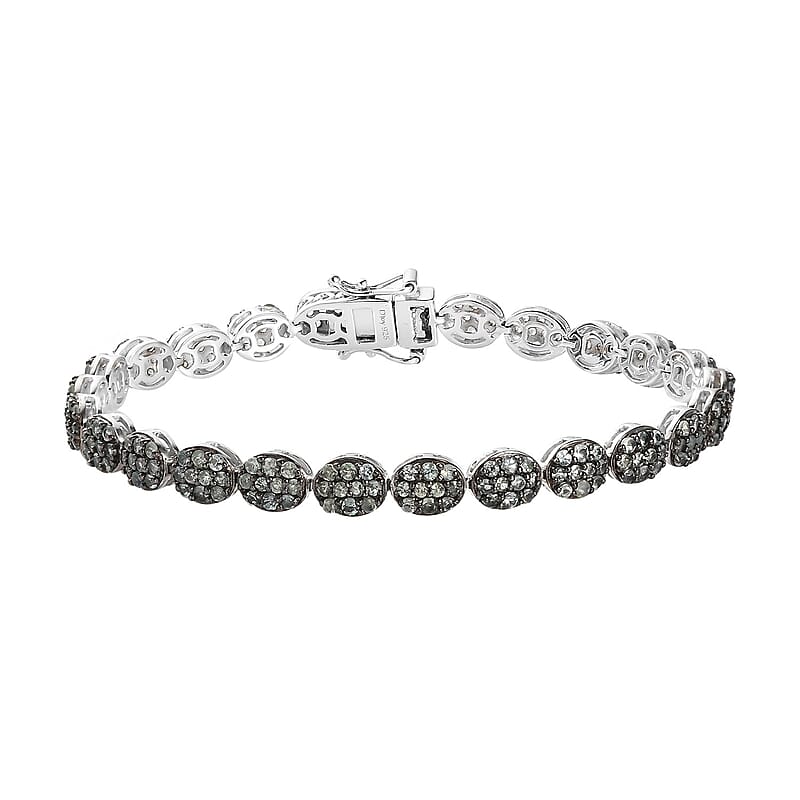 Narsipatnam Alexandrite Bracelet in Platinum Over Sterling Silver (7.25 In) 5.60 ctw