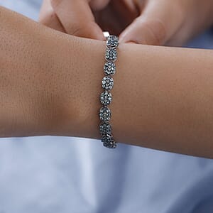 Narsipatnam Alexandrite Bracelet in Platinum Over Sterling Silver (7.25 In) 5.60 ctw