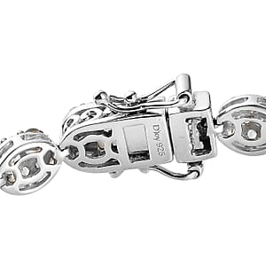 Narsipatnam Alexandrite Bracelet in Platinum Over Sterling Silver (7.25 In) 5.60 ctw