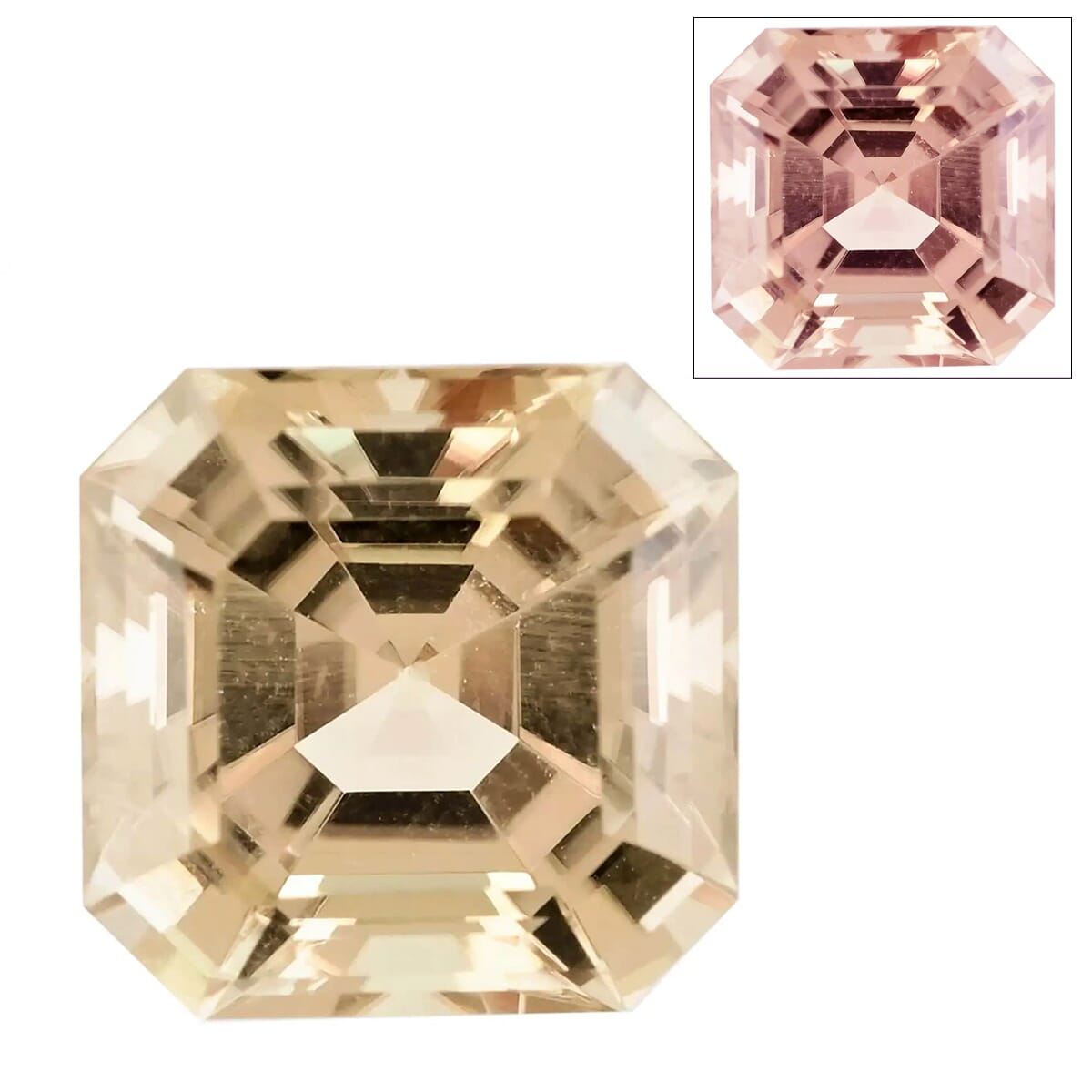 AAAA Asscher Cut Turkizite (Sqr 8 mm) 3.00 ctw, Loose Gemstones, Gemstone For Jewelry, Jewelry Stones image number 0