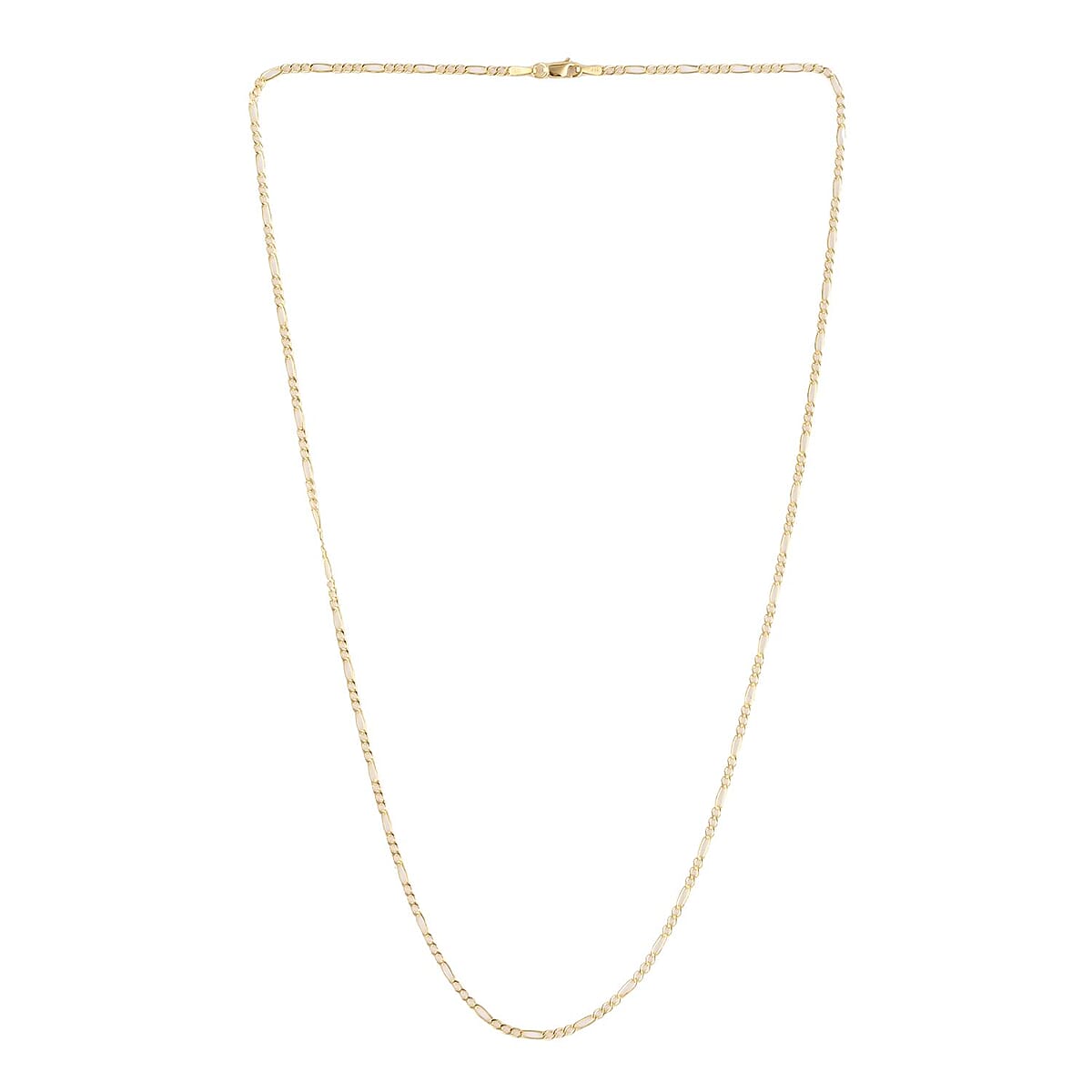 Ankur Treasure Chest New York Closeout 14K Yellow Gold 2mm Figaro Necklace 20 Inches 1.70 Grams image number 3