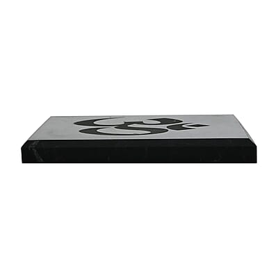 Shungite OM Square Tile 10cm Approx. 1330 ctw