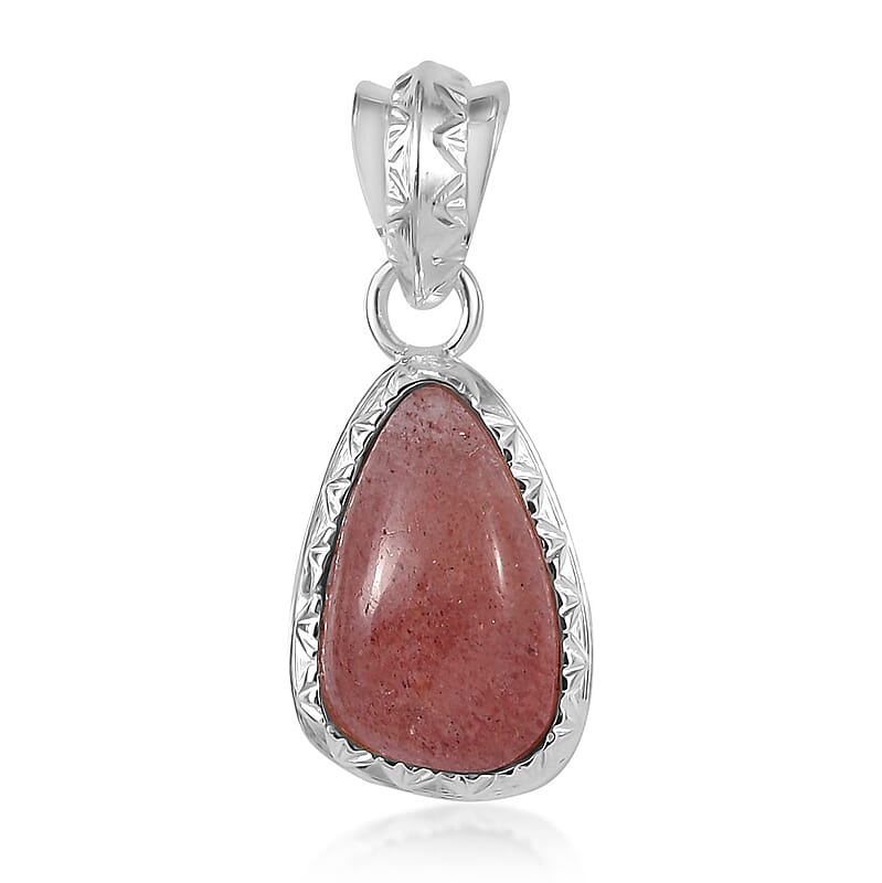 Artisan Crafted Tanzanian Natronite Solitaire Pendant in Sterling Silver 8.85 ctw