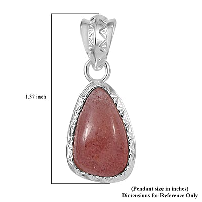 Artisan Crafted Tanzanian Natronite Solitaire Pendant in Sterling Silver 8.85 ctw