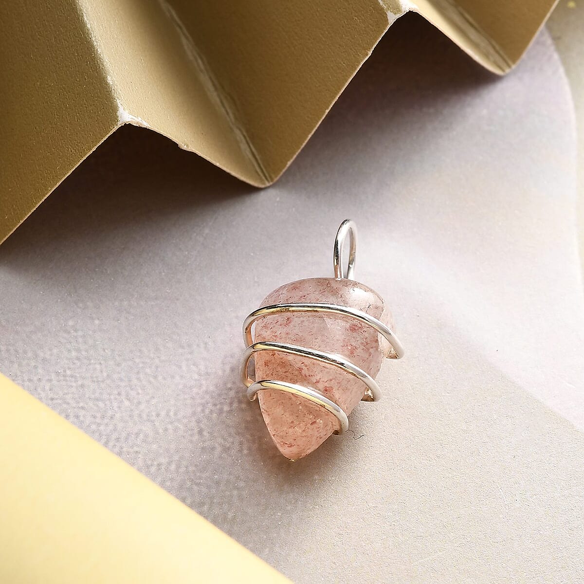 Artisan Crafted Tanzanian Natronite Pendant in Sterling Silver 10.25 ctw image number 1