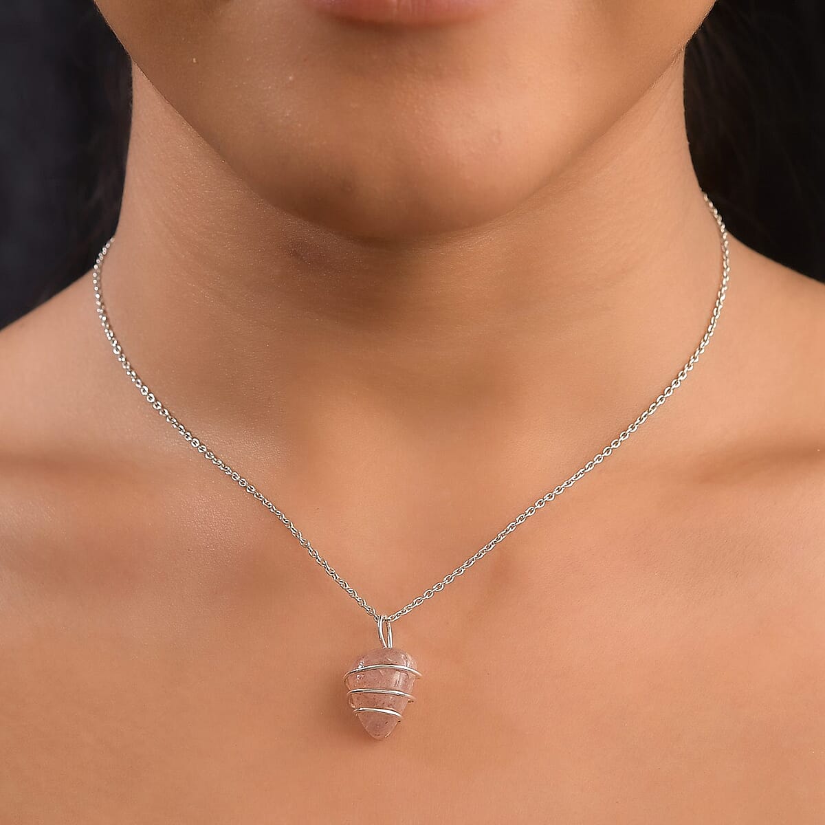 Artisan Crafted Tanzanian Natronite Pendant in Sterling Silver 10.25 ctw image number 2