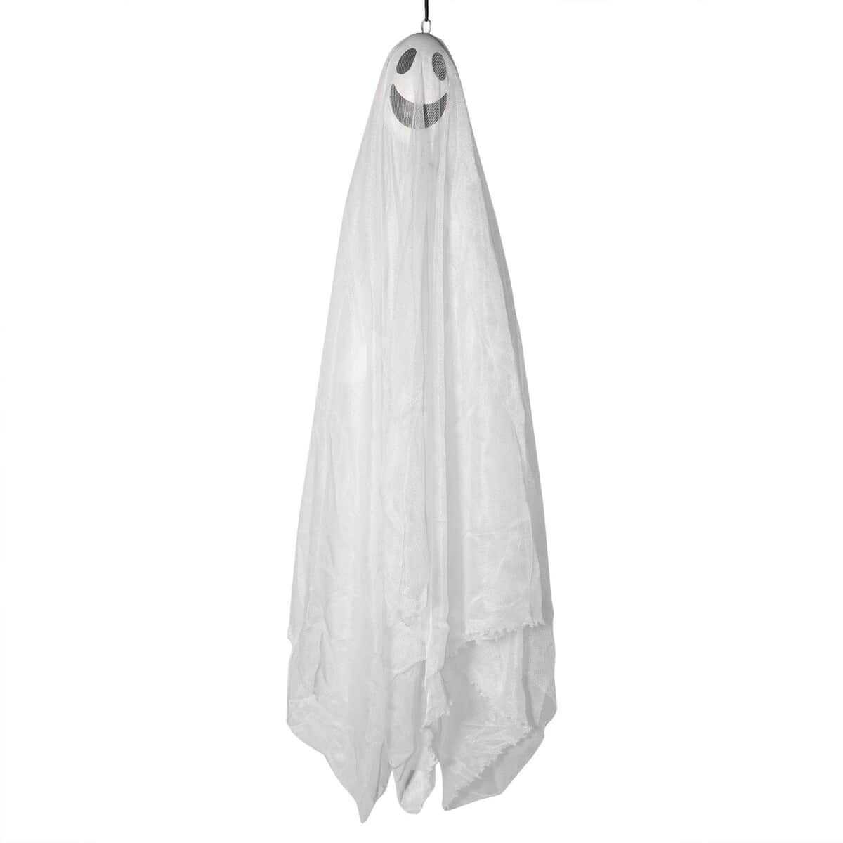 Halloween-Ghost Hanging Decor - WIDE Happy Face image number 0