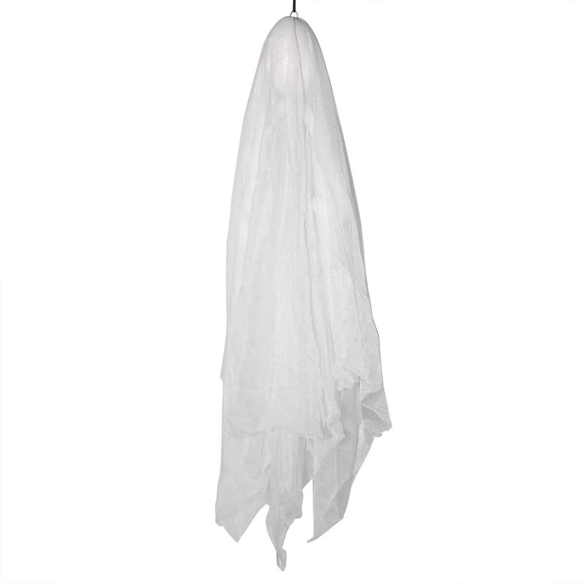 Halloween-Ghost Hanging Decor - WIDE Happy Face image number 4