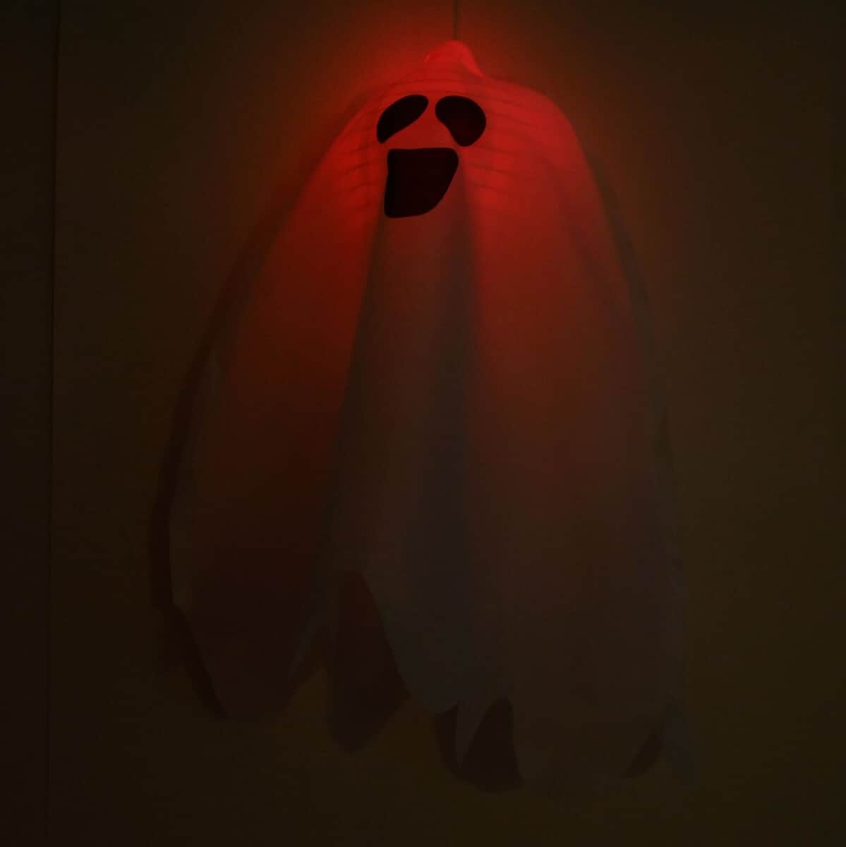 Halloween- 18 Inches Colorchange Light-up Hanging Paper Lantern Ghost image number 4