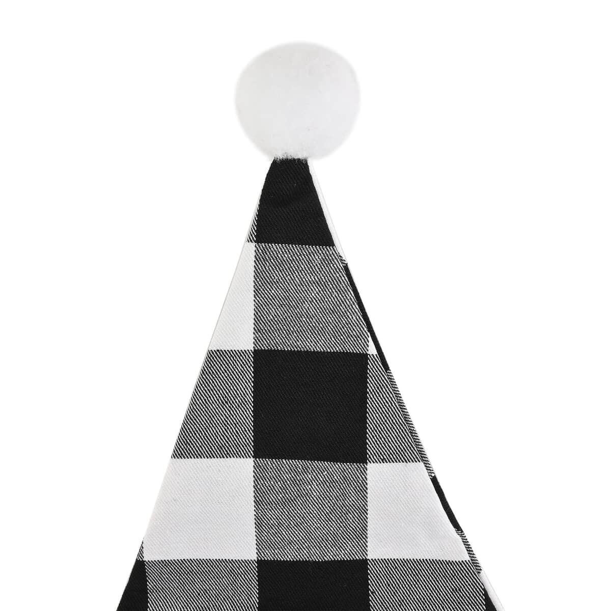 White and Black Buffalo Christmas Hat image number 4