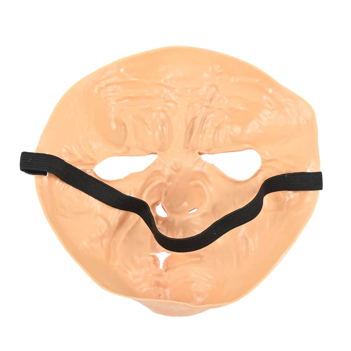 Halloween- Scary Rubber Scar Face Mask w/ Tie on Cord image number 4