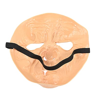 Halloween- Scary Rubber Scar Face Mask w/ Tie on Cord , Halloween Mask , Horror Mask , Scary Halloween Mask