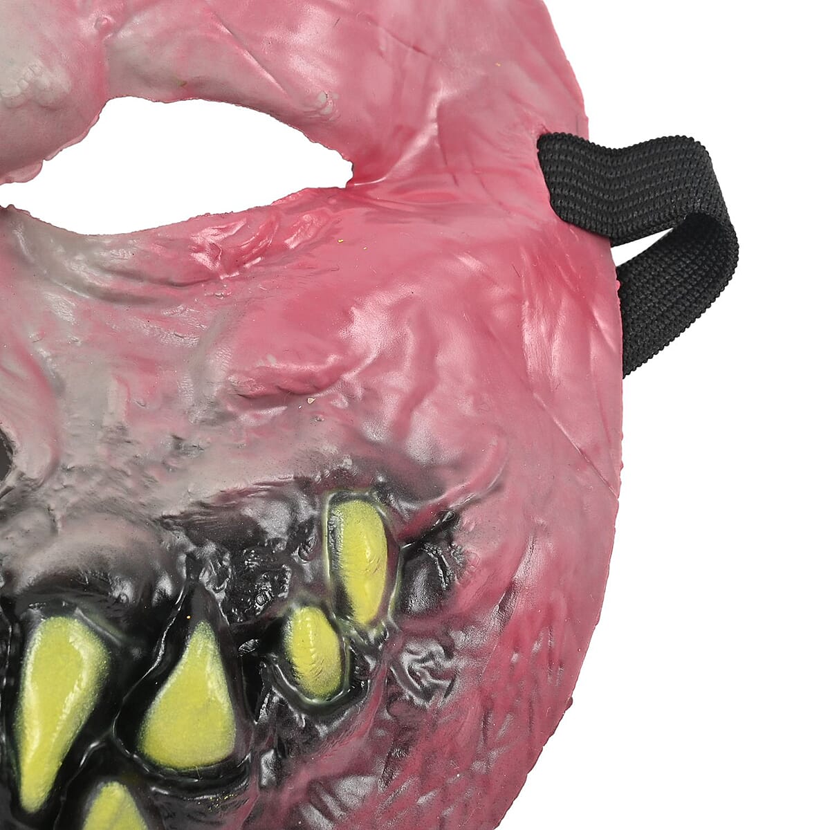 Halloween- Scary Rubber Joker Mask w/ Tie on Cord , Halloween Mask , Horror Mask , Scary Halloween Mask image number 4