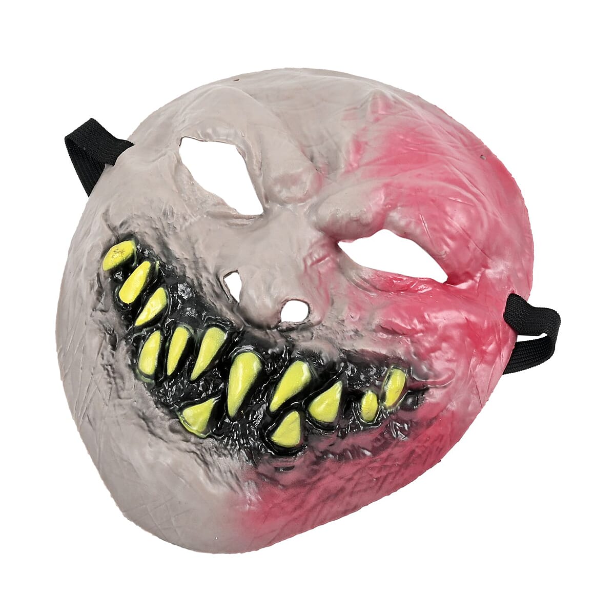 Halloween- Scary Rubber Joker Mask w/ Tie on Cord , Halloween Mask , Horror Mask , Scary Halloween Mask image number 6
