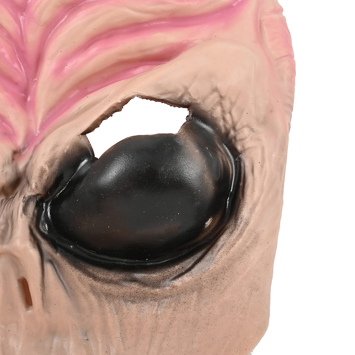 Halloween- Scary Rubber Alien Mask w/ Tie on Cord | Halloween Mask | Horror Mask | Scary Halloween Mask image number 3