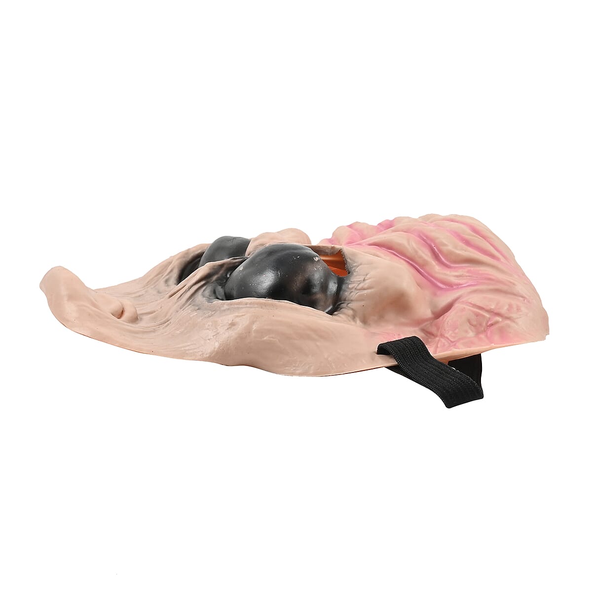 Halloween- Scary Rubber Alien Mask w/ Tie on Cord | Halloween Mask | Horror Mask | Scary Halloween Mask image number 5