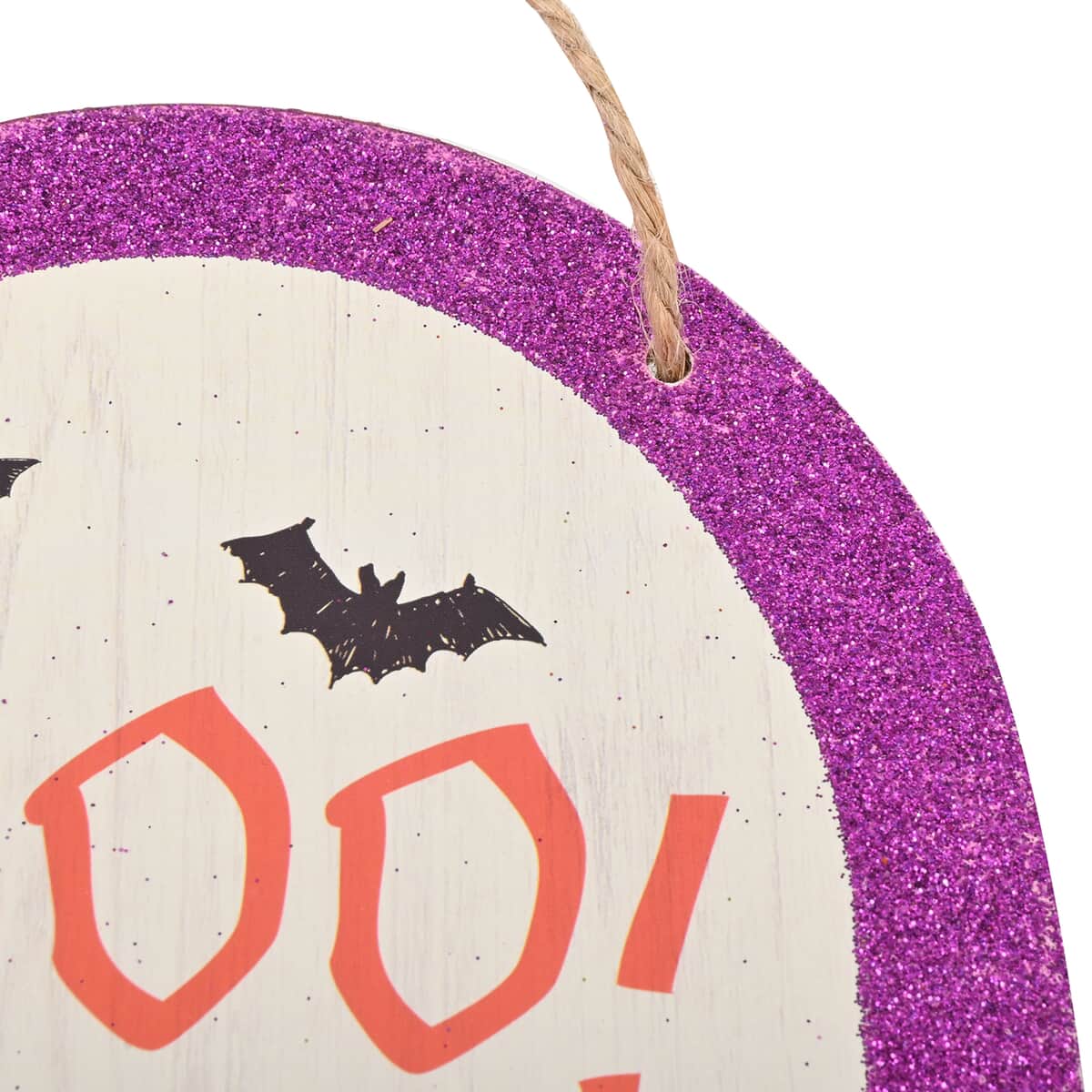 Halloween- "Boo!" Ghost Vertical Arch Wall Plaque (5.9x15.7 Inches) image number 5