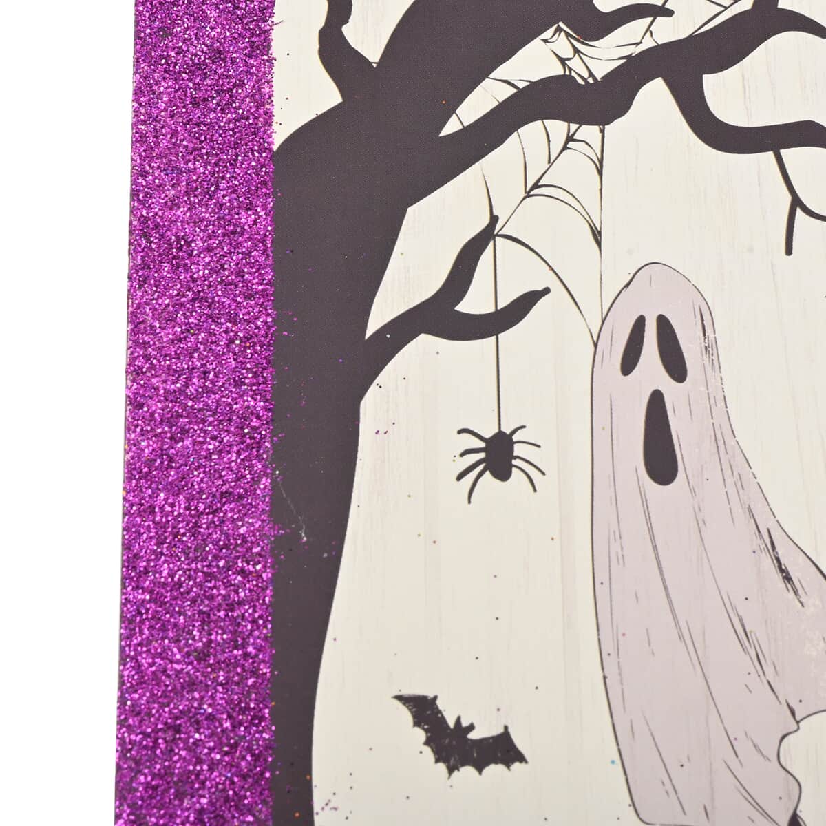 Halloween- "Boo!" Ghost Vertical Arch Wall Plaque (5.9x15.7 Inches) image number 6