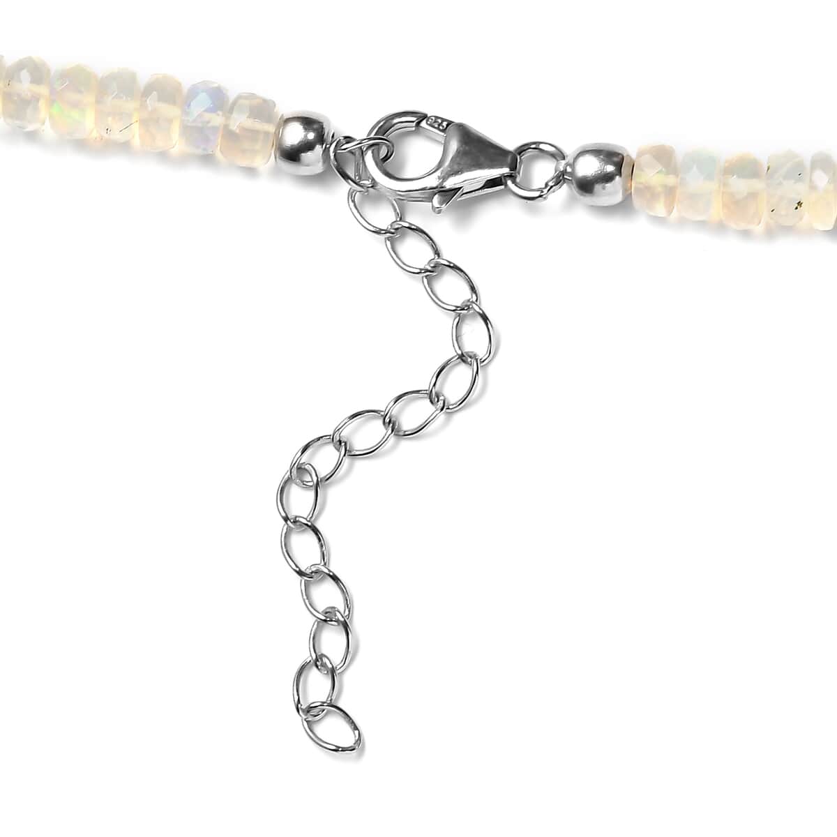 Ethiopian Welo Opal Beaded Necklace 18 Inches in Platinum Over Sterling Silver 67.25 ctw image number 4