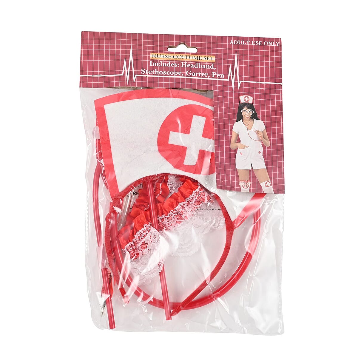 Halloween- Nurse Costume Set Adult Size image number 5