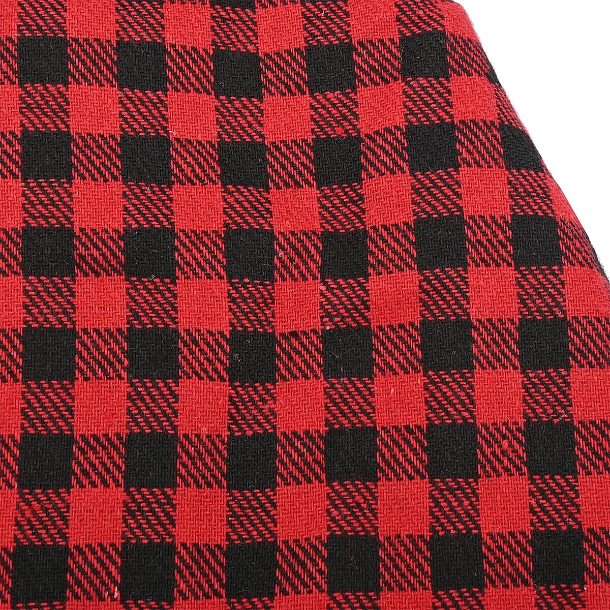 Halloween - Red Plaid Pet Costume Deluxe Polyester | Halloween Pet Costume | Scary Costume image number 3
