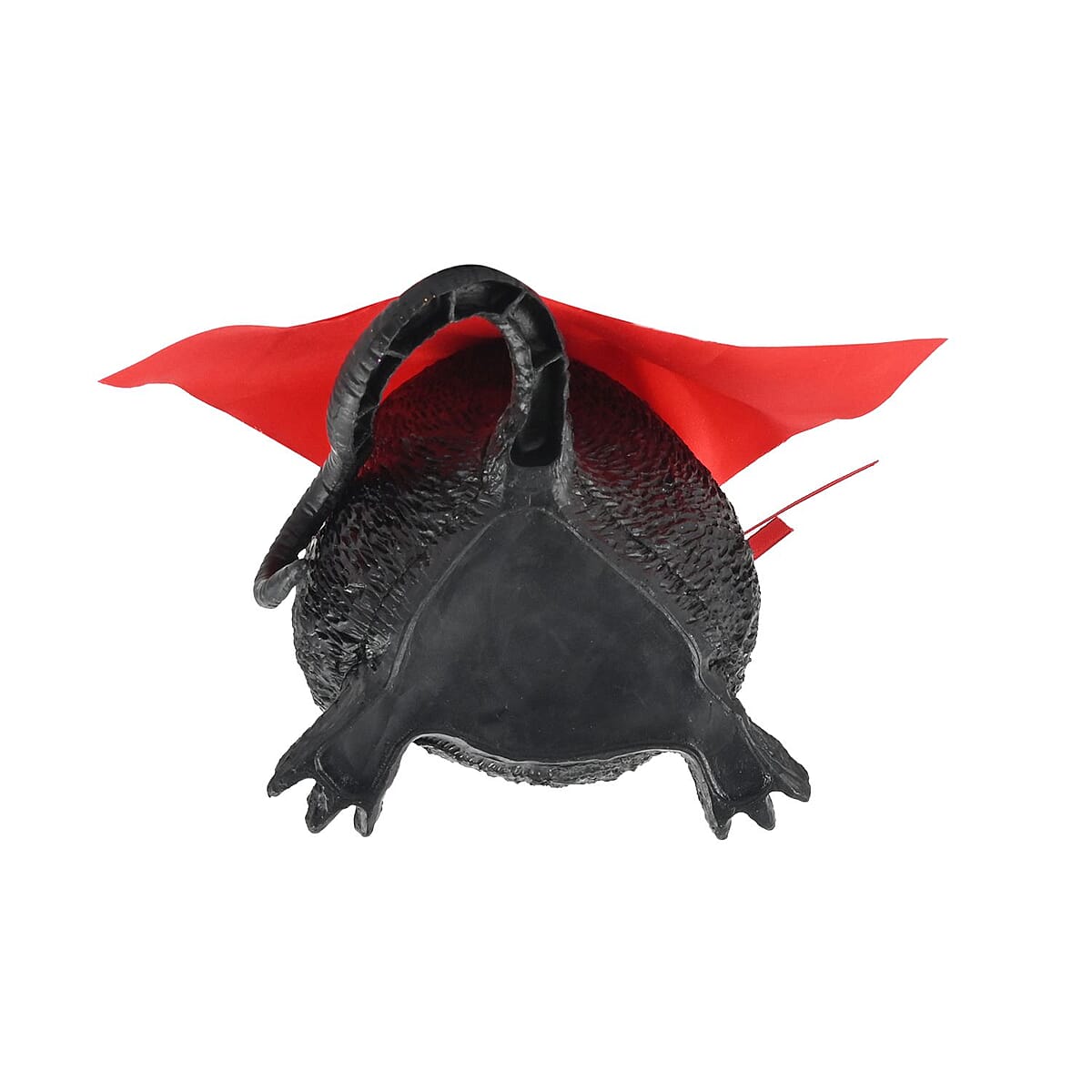 Halloween-Giant 7 Inch Black Rat w/ Red Cape image number 4